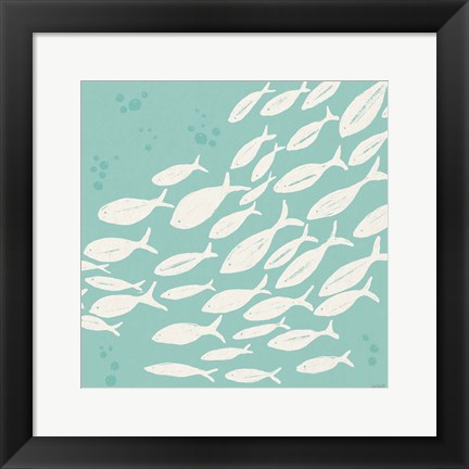 Framed Seaside Style VII Print