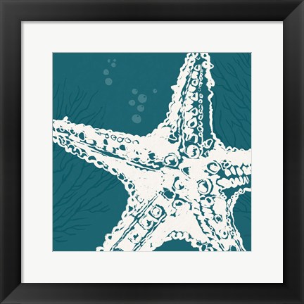 Framed Seaside Style XIII Print