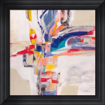 Framed Summer Pinwheel Print