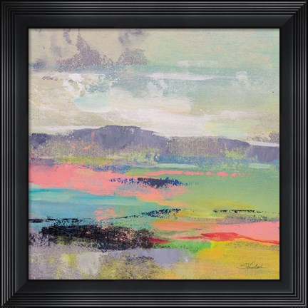 Framed Blooming Field II Print
