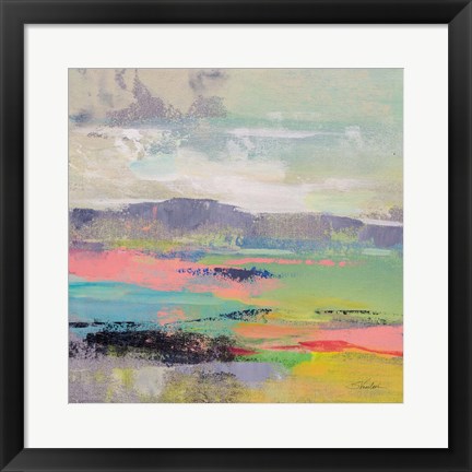 Framed Blooming Field II Print