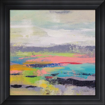 Framed Blooming Field I Print