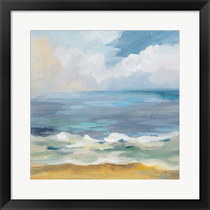 Framed Del Mar Sky I Print