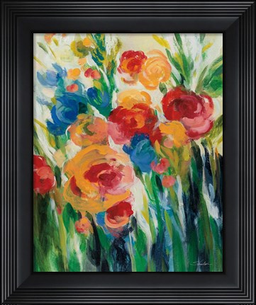 Framed Bright Bloom II Print