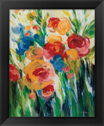 Framed Bright Bloom II Print