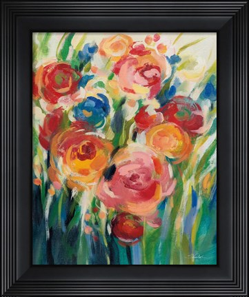 Framed Bright Bloom I Print