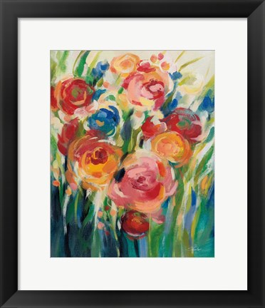 Framed Bright Bloom I Print