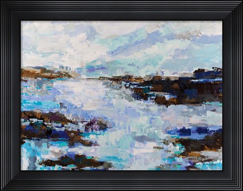 Framed Abstract Marsh Print