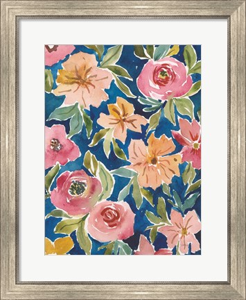Framed Flower Patch V Print