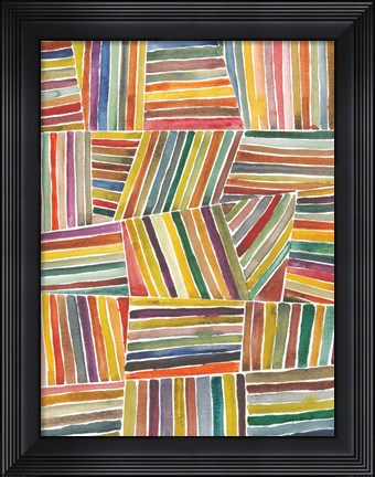 Framed Stripes I Print