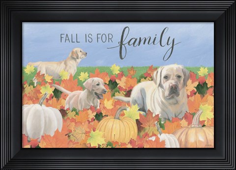 Framed Fall at the Farm I Print