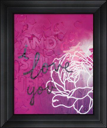 Framed And Still I Fly Print