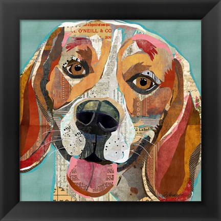 Framed Beagle Print