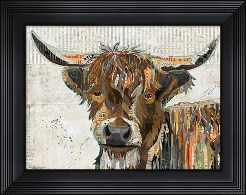 Framed Highland Cow Print