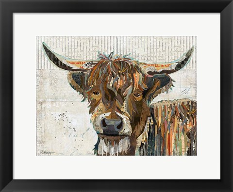 Framed Highland Cow Print