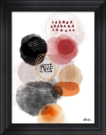 Framed Forest Sunset Print