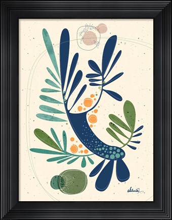 Framed Nordic Trees 1 Print
