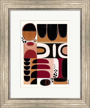 Framed Phylatic -Tribal Tapestry Print
