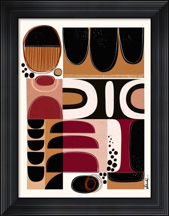 Framed Phylatic -Tribal Tapestry Print