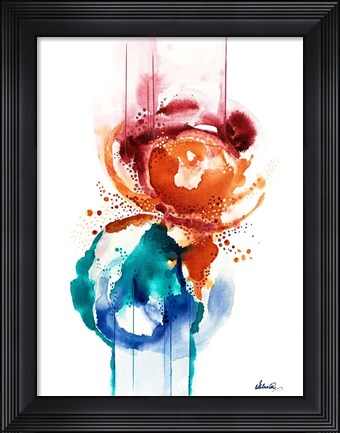 Framed Storm Flower Print