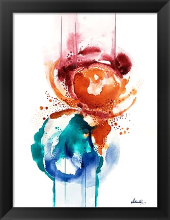 Framed Storm Flower Print