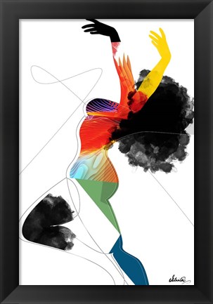 Framed Vivid Woman - Liberated Print