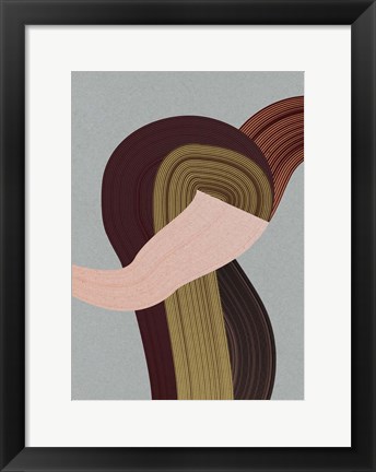 Framed Fibers 4 Print