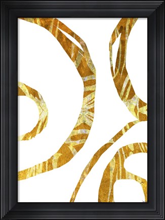 Framed Gold Threads Print