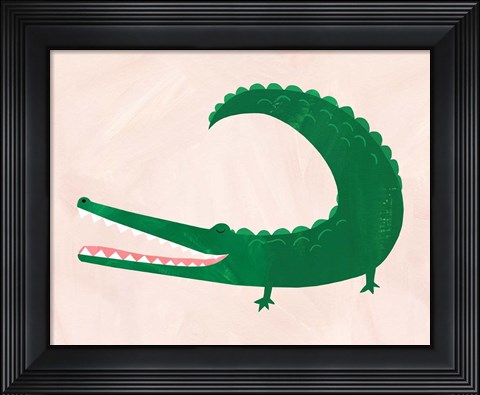 Framed Crocodile Print