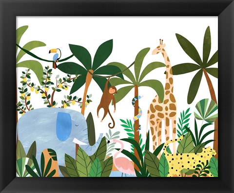 Framed Jungle Print