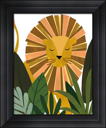 Framed Liam The Lion Print