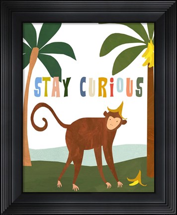 Framed Stay Curious Print