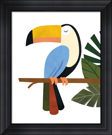 Framed Tucker The Toucan Print
