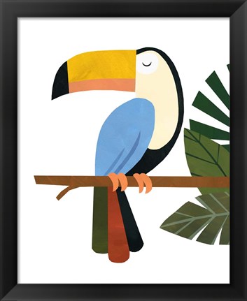 Framed Tucker The Toucan Print