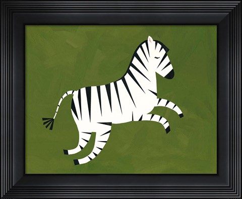 Framed Zebra Print