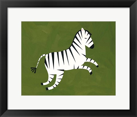 Framed Zebra Print