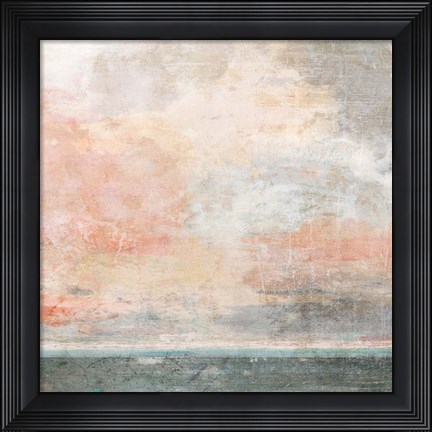 Framed Grey Sea Print