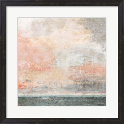 Framed Grey Sea Print
