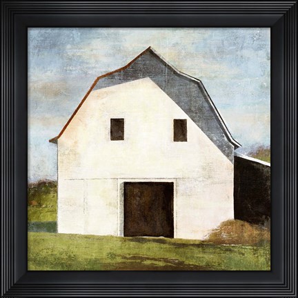 Framed Hay Barn Print