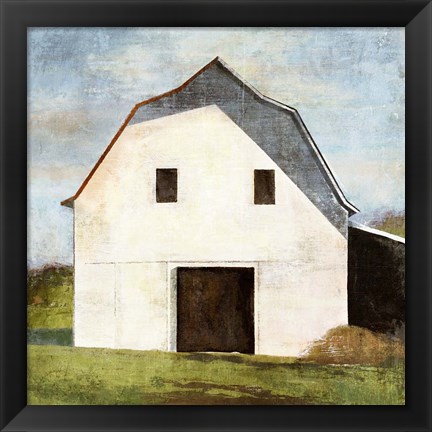 Framed Hay Barn Print