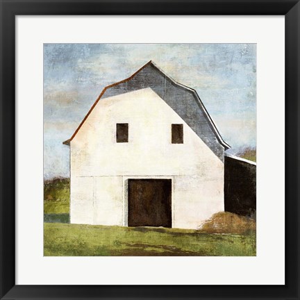 Framed Hay Barn Print