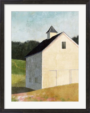Framed Hillside Barn Print
