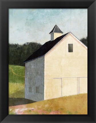 Framed Hillside Barn Print