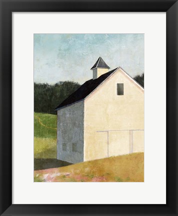 Framed Hillside Barn Print