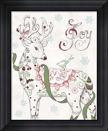 Framed Christmas Season IV Print