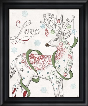 Framed Christmas Season V Print