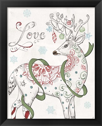 Framed Christmas Season V Print