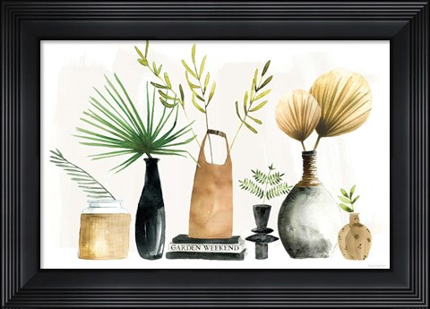 Framed Weekend Plants I Print