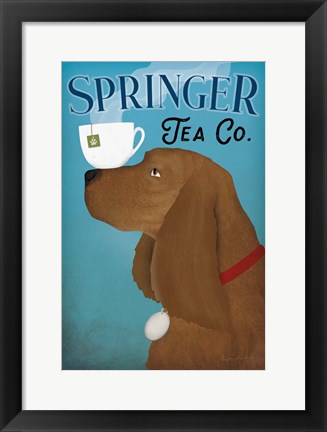 Framed Brown Springer Tea Co Print