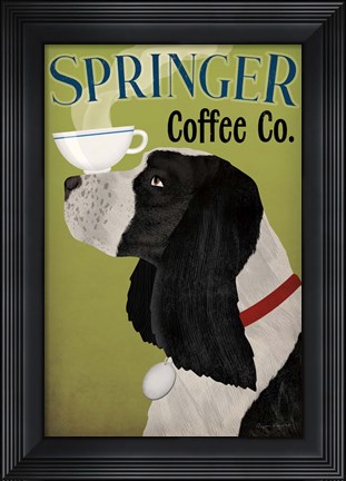 Framed Springer Coffee Co Print